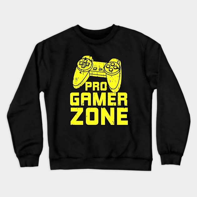 Pro Gamer Gaming Controller Gift Crewneck Sweatshirt by Foxxy Merch